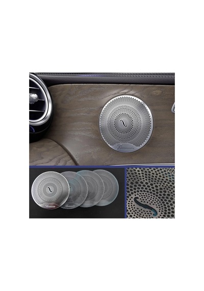 Mercedes W 205 W213 Hoparlör Kapakları Burmester - Krom Kapak Burmester 4 Adet Takım . W205