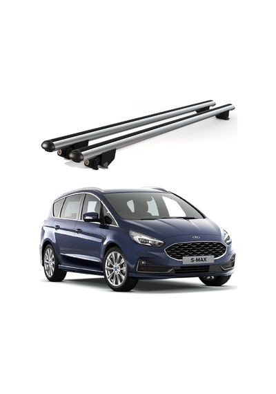 Kanca Ford S-max 2015 Ve Sonrası Uyumlu Gri Kilitli Ara Atkı 120cm Port Bagaj Tavan Barı