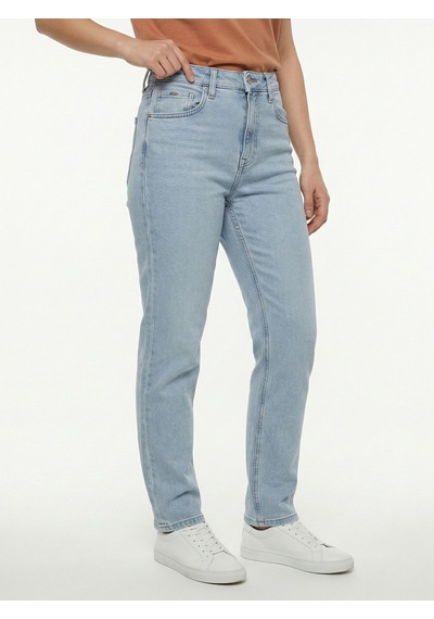 LOFT Comfort Straight Regular Fit Kadın Pantolon Lf2042526 Q1.v1 Denim