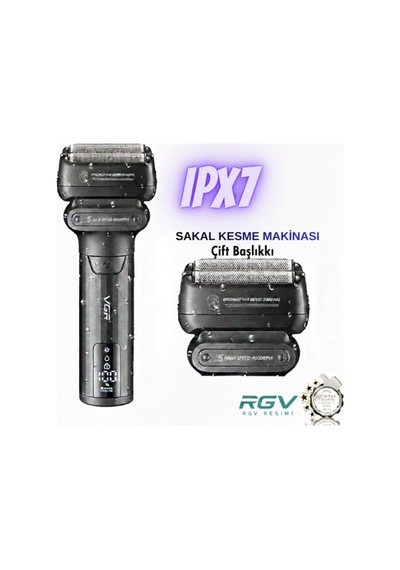 Vgr V-368 Profesyonel Yaprak Tıraş Makinesi - Afa Lisanslı, 9000 Rpm Yüksek Hız Ve Islak/kuru
