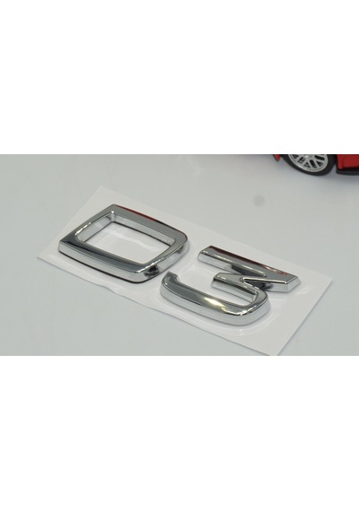 Volvo D3 V40 V50 V60 V90 C30 S40 S60 Xc40 Xc60 3m Krom Bagaj Yazı