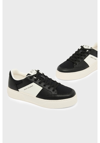 Armani Exchange Erkek Ayakkabı Xm002627 Af22831 Mc024 Ekru-siyah Ekru-siyah