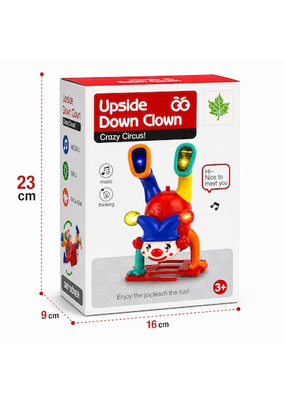 23 Cm Işıklı Ve Müzikli Palyaço Ajan P