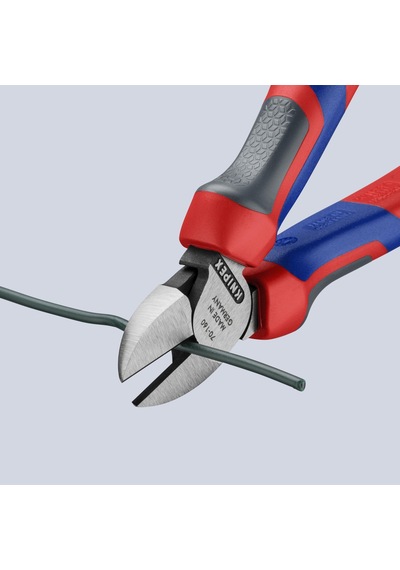 Knipex Diyagonal Kesiciler Siyah Atramentize Edilmiş, Çok Bileşenli Saplarla 160 Mm 70 02 160