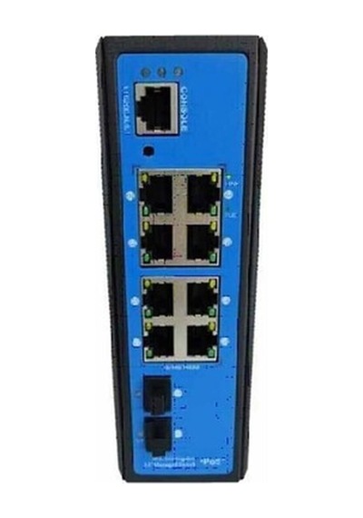8 10/100/1000m Rj45 Port +2 1000m Rj45 Port Umanaged Industrıal Poe Swıtch Pn:ent/8g2sfp