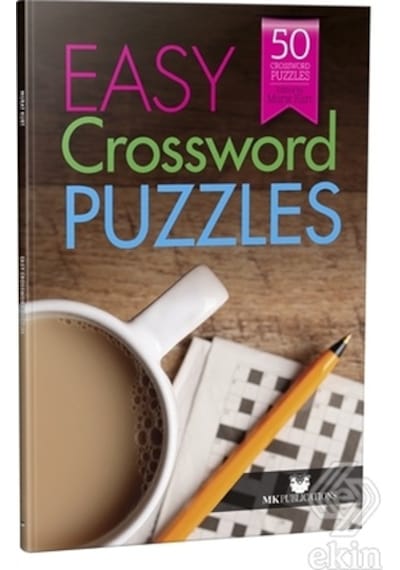Easy Crossword Puzzles - İngilizce Kare Bulmacalar (Başlangıç Seviye)- MK Publications