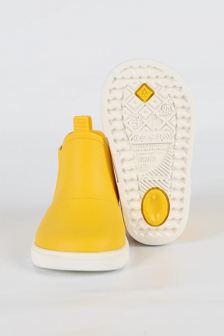 Boatilus Baby Beatly-b Çocuk Yellow/white Yağmur Çizmesi Sarı