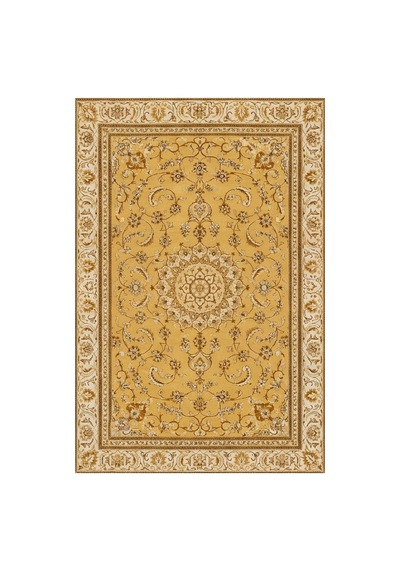 Kartela Halı Suma Halı Jüt Taban Dokuma Halı Hardal Sarısı - 120 X 180 Cm