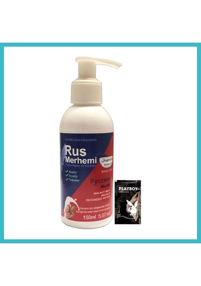 Bezos Rus Merhemi Blue 22-2:0027 Glegnid 150 Ml Cevizli & Ceviz Sütlü Rus Merhemi Tüy Kremi+ Yanında Jel Dfnbez