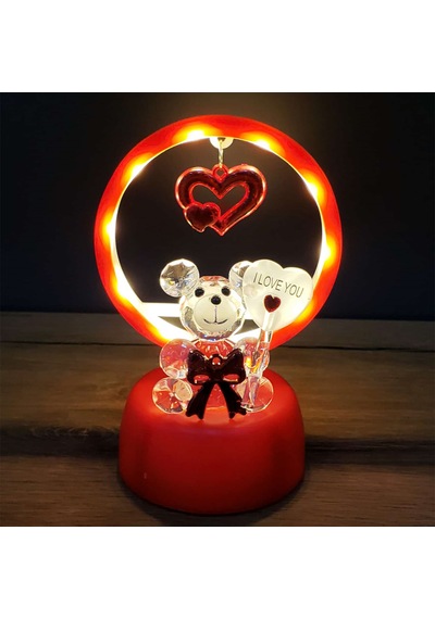 Işıklı Kristal Ayıcık Biblo I Love You Yazılı Romantik Sevgililer Günü Hediyesi, Dekoratif Masa Lambası, Özel Günlerde Hediye Seçeneği Diğer Işıklı Kristal Ayıcık Biblo I Love You Yazılı Romantik Sevgililer Günü Hediyesi, Dekoratif Masa Lambası, Özel Günlerde Hediye Seçeneği Diğer