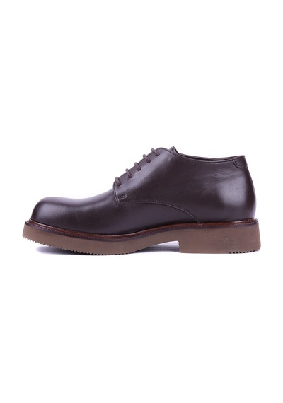 Shoetyle - Hakiki Deri Kahverengi Kısa Erkek Bot - 666-58-04-1457 Siyah