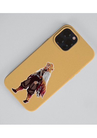 Rengoku-senjuro- Muichiro- Tokito -demon Slayer-2li Çıkartma-etiket-süsleme-