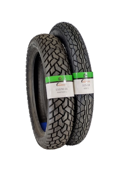 Seyhan Motosiklet Lastik Takımı 110/90-16 Ve 325-18 Tl Tubeless - Dubleks