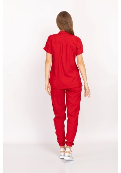 Kırmızı Çağla Model Çıt Çıtlı Hakim Yaka Soft Likra Forma Hemşire Doktor Scrubs Hastane Takımı Kırmızı Kırmızı Kırmızı Çağla Model Çıt Çıtlı Hakim Yaka Soft Likra Forma Hemşire Doktor Scrubs Hastane Takımı Kırmızı Kırmızı