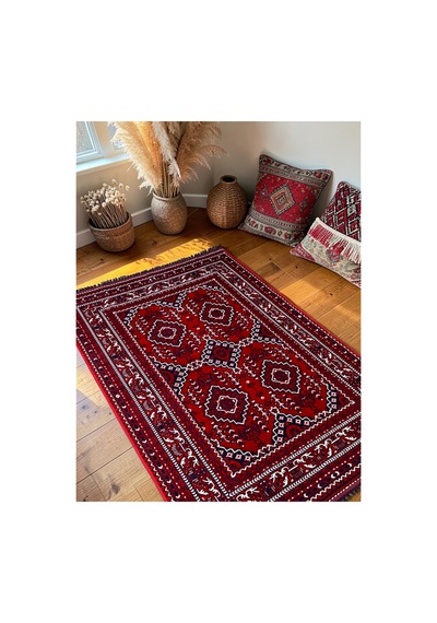 Afgan Desenli Makine Dokuma Kilim Etnik Otantik Anadolu Saçaklı Salon Vintage İnce Halı Bordo-lacivert Bordo-lacivert Afgan Desenli Makine Dokuma Kilim Etnik Otantik Anadolu Saçaklı Salon Vintage İnce Halı Bordo-lacivert Bordo-lacivert