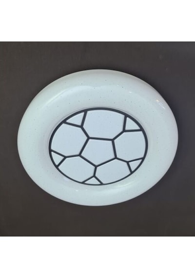 45w Futbol Topu Desenli Sıva Üstü Led Armatür Siyah Beyaz