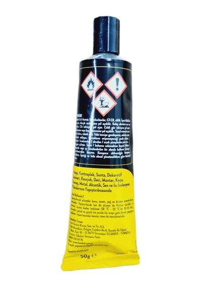 Pattex Kontakt Yapıştırıcı 50g Deri, Kauçuk, Ahşap, Metal, Keçe Ve Mantar Yüzeyler İçin Güçlü Yapı