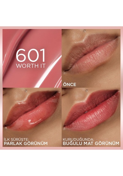 L'oreal Cosmetics Hyaluron Lip Tint - 601 Worth It Diğer