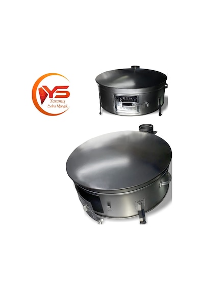 75 Cm Ekmek  Gözleme Bazlama Yufka Sobası Çift Saçli Soba Gibi Kullanim Özelliği