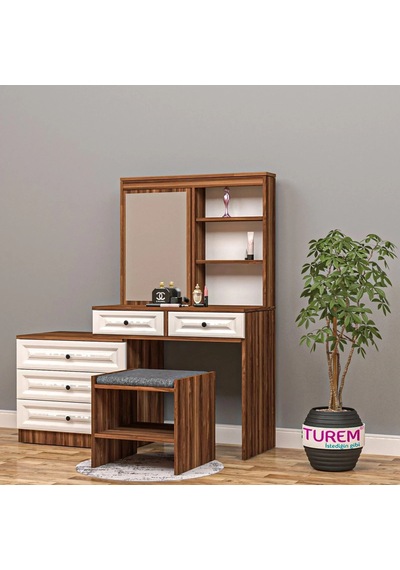 Bird Membran Makyaj Masası Mdf Siyah Bird Membran Makyaj Masası Mdf Siyah