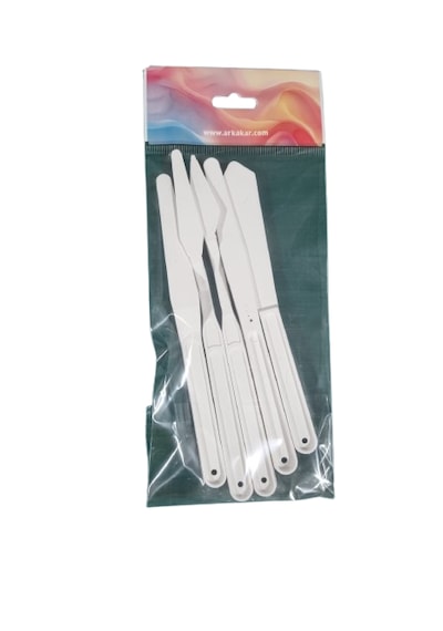 5'li Sanatçı Resim Spatula Seti Profesyonel Doku Ve Karıştırma