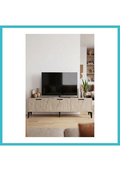 Bezos Royal Tv Sehpası Suntalam Ekru 160x35 Dfnbez