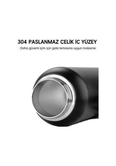Paslanmaz Çelik Termos Sporcu Matarası 550 Ml Çok Renkli