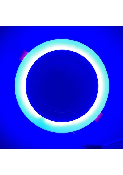 Beyaz Mavi Sıva Altı Spot Panel Led Armatür 6+3 Watt