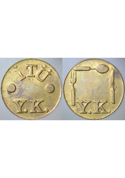 İstanbul Teknik Üniversitesi Yemek Jetonu. İtü Y.k.