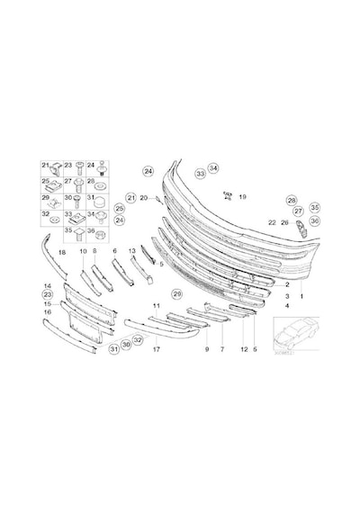 Bmw E46 Ön Tampon Sag Baglanti Braketi Oem No 51118195296 103348362