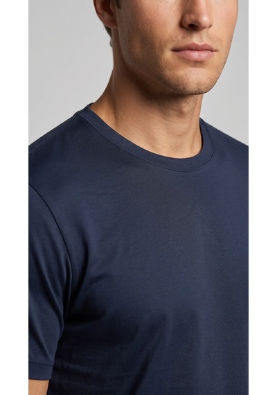 Lenasso Soft Touch Basic Erkek T-shirt Lacivert
