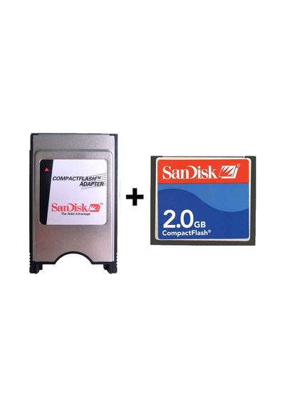 Sandisk Pcmcıa-Cf Adaptör + 2Gb Cf Kart Compact Flash
