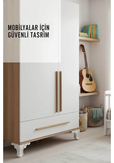 Aslan Ayak 12 Cm Mobilya Tv Ünitesi Kosol Dolap Komidin Genç Ve Çocuk Odası Ayağı Beyaz