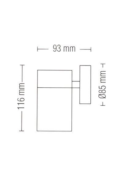 Horoz Manolya-1 Led Bahçe Armatürü - Gu10 Duy Siyah