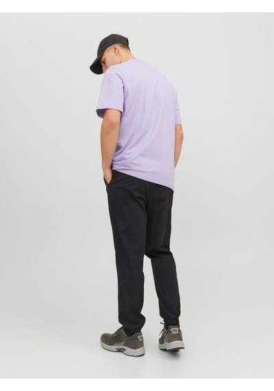Jack & Jones Jack&jones Water Overlay Erkek Mor Bisiklet Yaka Tişört 12235293-LVN Mor