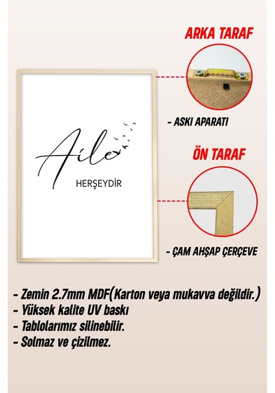 Ahşap Çerçeveli Mdf Tek Tablo İslami Tablo Kendi Tablo Setinizi Oluşturacağınız Liste 23 X 32 Çerçeveli 1028 Ahşap Çerçeveli Mdf Tek Tablo İslami Tablo Kendi Tablo Setinizi Oluşturacağınız Liste 23 X 32 Çerçeveli 1028