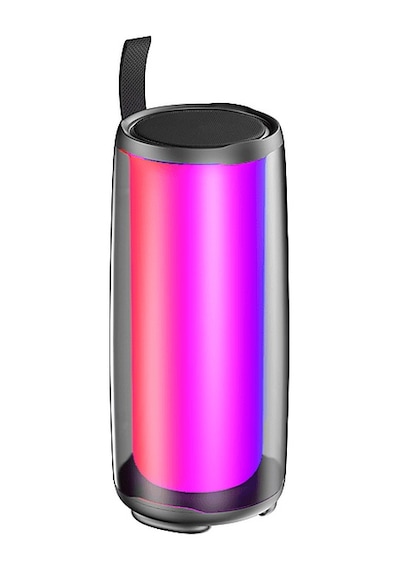 Mikado MD-17BT Capella Siyah 10 W 1 RGB Mikrofonlu Transparan/bt/tf Kart/aux/usb Tws 1800 Mah Bataryalı Bluetooth Hoparlör