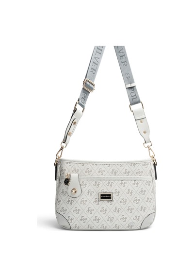 Silver & Polo Silver Polo A.gri - Gri Monogram Kadın Çapraz Çanta Sp1160