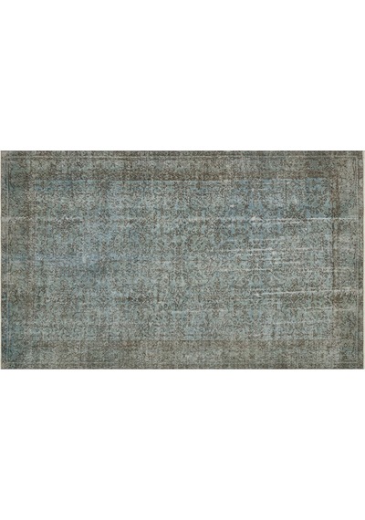 Gerçek El Dokuma Eskitme Vintage Halı 161 X 263 Cm 8806