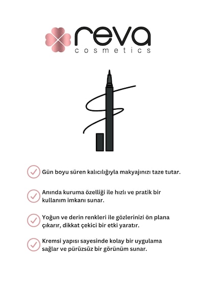 Siyah Göz Kalemi & Black Eyeliner No: 530 - Vegan & Temiz Içerikli Siyah