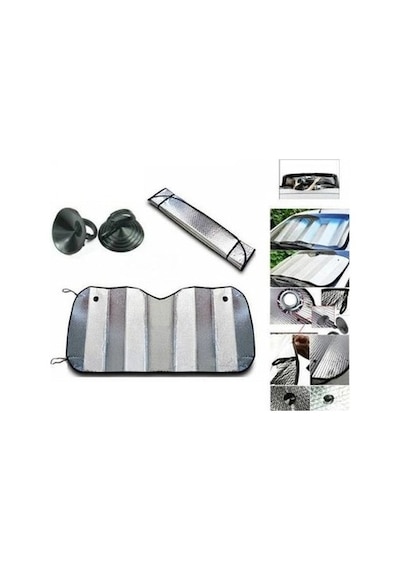 Araç Ön Cam Güneş Koruma Isı Önleyici Katlanabilir Model Fiat Egea Honda Civic Ford Focus Dacia Duster 1 Adet