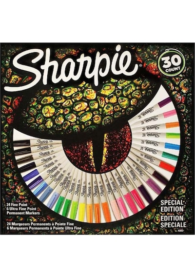 Sharpie Permanent Set Fine 30 Lu Kertenkele