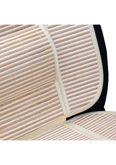 Oto Hasır Bambu Minder Ön Bej İkili Takım Bel Destekli Terletmez Wf-1053-bej 2 Adet