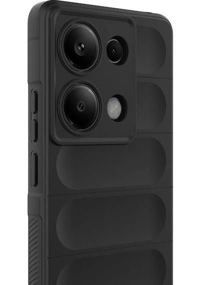 Nourthkiingdom Redmi Note 13 Pro 4g Kılıf Esnek Tpu Oyuklu Arka Yüzey Tasarımlı Nrtk Etnik Silikon Kapak - Lacivert Lacivert