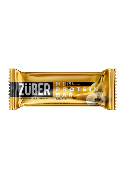 Züber Muzlu Hi Protein Bar 45 G - 8 Adet Tarı