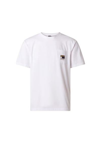 The North Face M Mountaın Logo Rlx Ss Tee-graphıc Erkek Tişört Nf0a8guufn41 Beyaz
