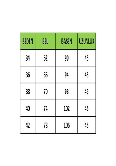 Shevega Kadın Mavi Korük Kargo Cepli Kot Etek Mavi