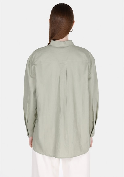 Colin's Colins Relax Fit Shirt Neck Düz Kadın Yeşil Uzun Kol Gömlek Cl1068538 Q1.v1 Sag Çok Renkli