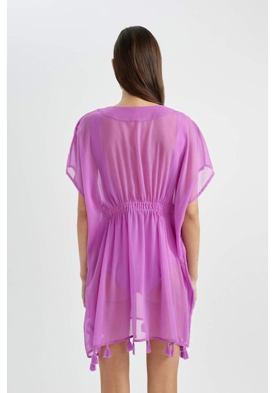 DeFacto Şifon Kimono-Fall in Love Z9958AZ24SMPR442 Mor