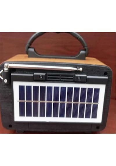 Everton Rt-848 Nostaljik Görünümlü Usb Bluetooth Destekli Solar Panelli Şarjlı
